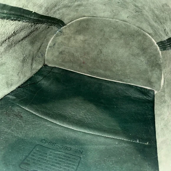 Coach 9943 Vintage Flap Backpack Bottle Green Leather - Picture 10 of 13